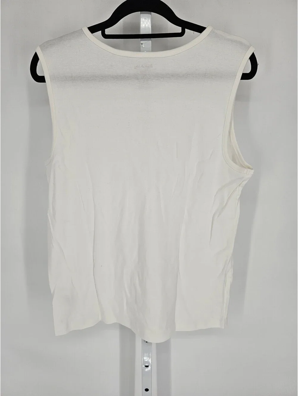 White Stag Womens Sz XL (16-18) Tank Top Cotton Solid White